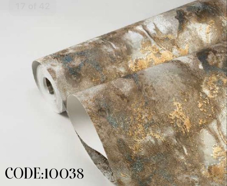 کاغذ دیواری قابل شستوشو طرح پتینه کربن1