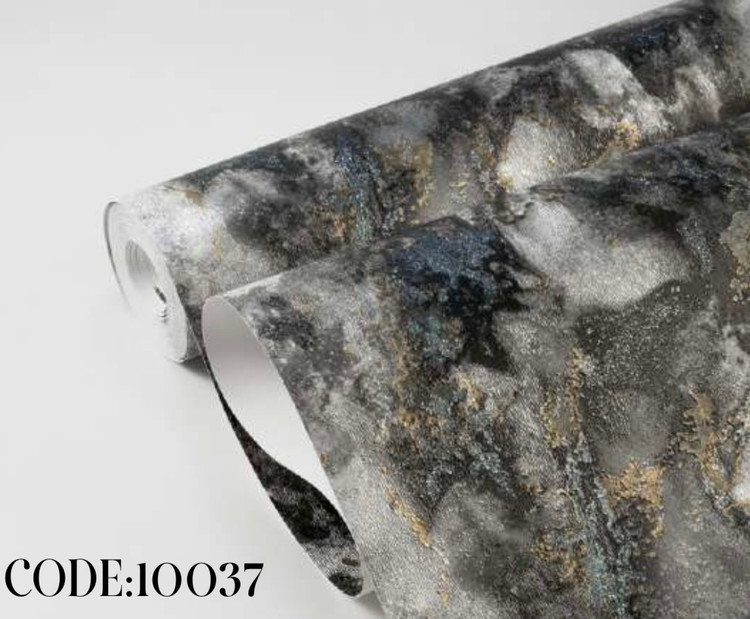 کاغذ دیواری قابل شستوشو طرح پتینه کربن1