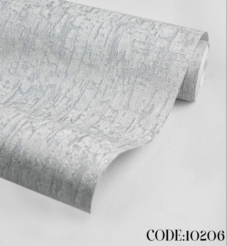 کاغذدیواری طوسی قابل شست و شو کربن 2