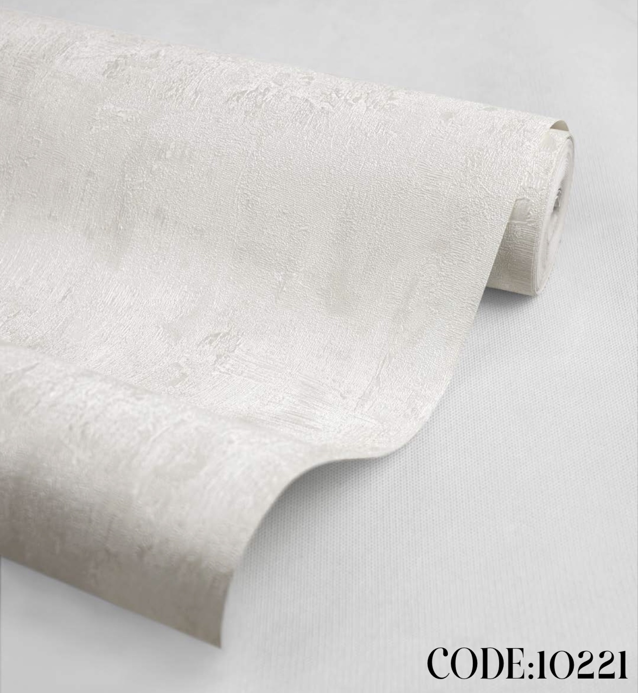 کاغذدیواری سفید طرح پتینه کربن2