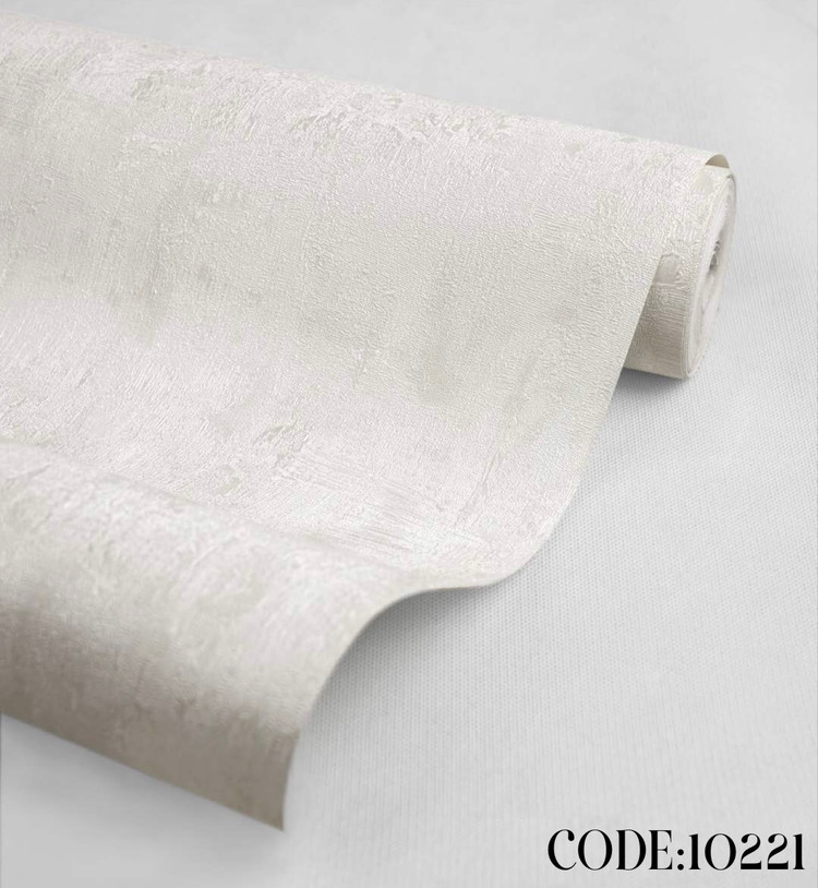 کاغذدیواری سفید طرح پتینه کربن2