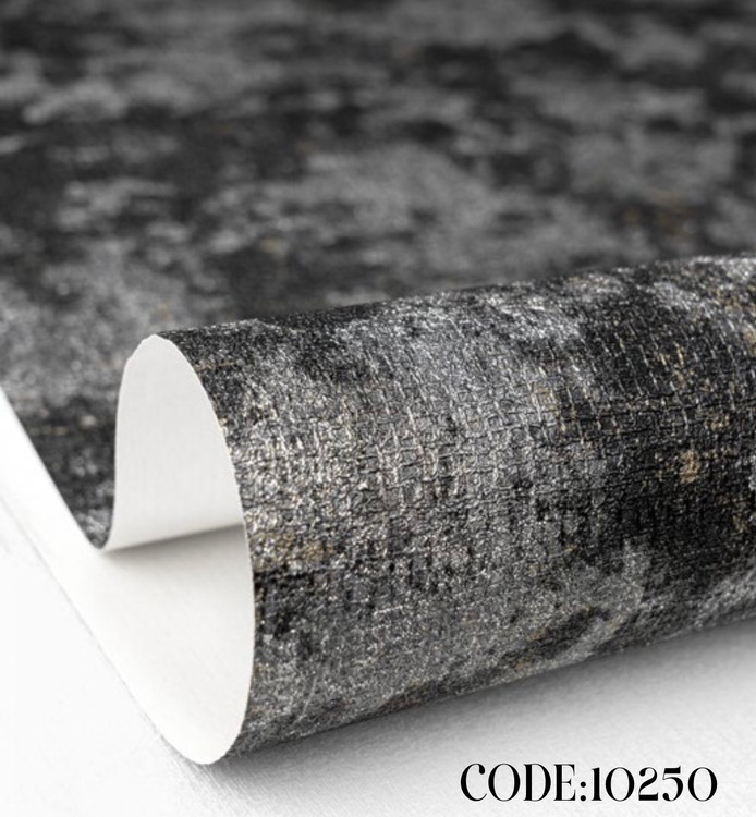 کاغذدیواری مشکی قابل شست و شو طرح پتینه