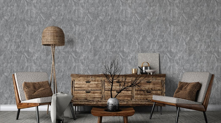 نمونه اجرا شده کاغذدیواری رگه دار کربن3