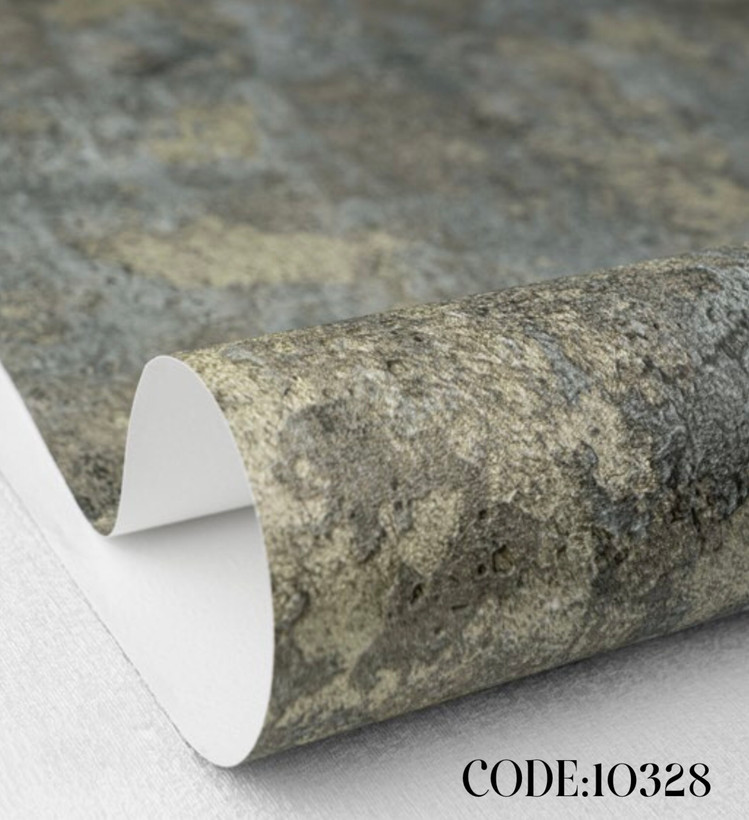 کاغذ دیواری سبز طرح پتینه