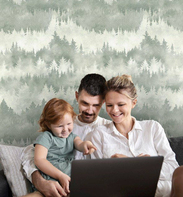 نمونه اجرا شده کاغذدیواری قابل شست و شو راکتور کد 8004