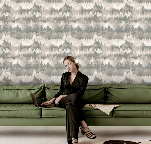 نمونه اجرا شده کاغذدیواری قابل شست و شو راکتور کد 8008