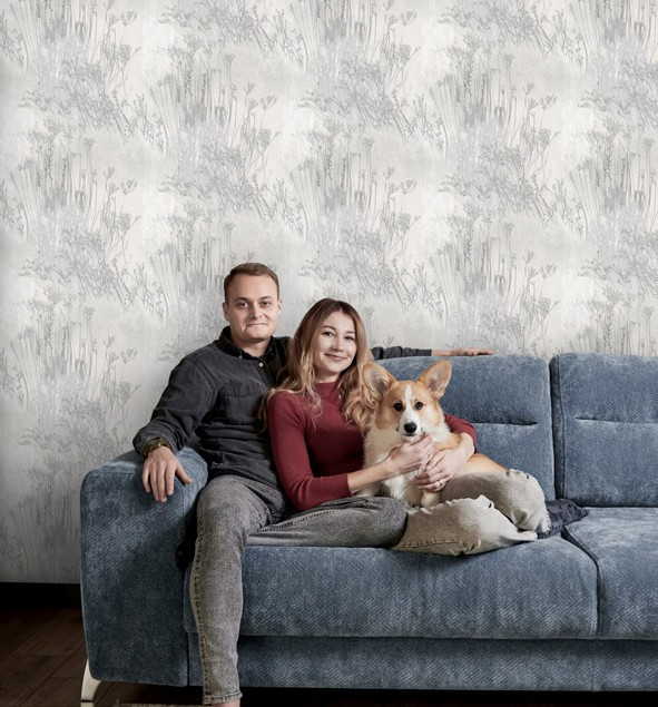 نمونه اجرا شده کاغذدیواری اکستریم والز کد 8024