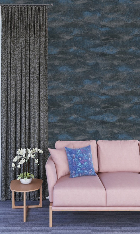 نمونه اجرا شده کاغذدیواری طرح بافت راکتور کد 8052