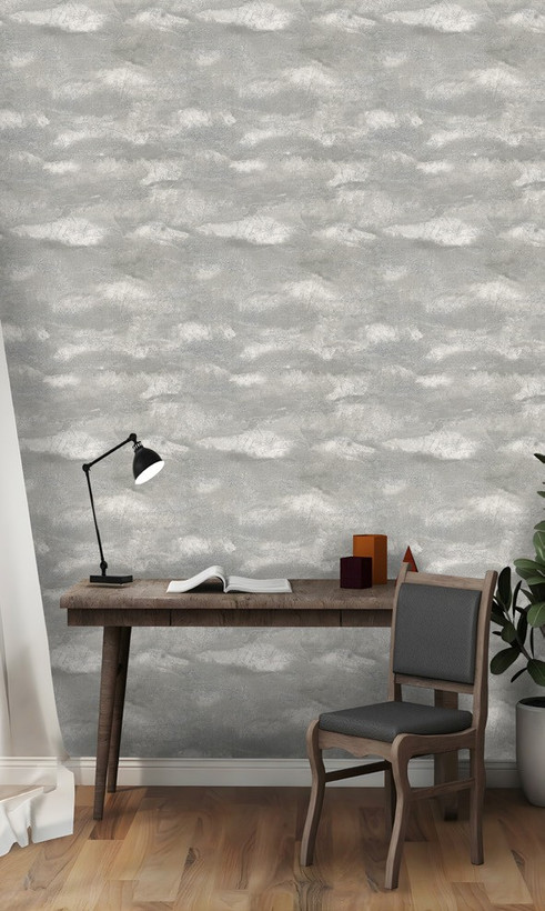 نمونه اجرا شده کاغذدیواری طرح بافت راکتور کد 8054