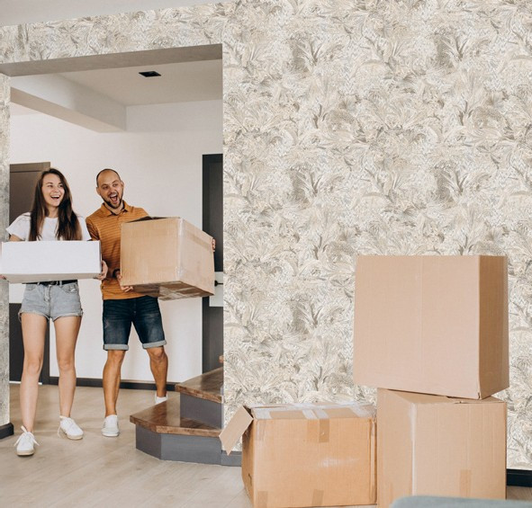 نمونه اجرا شده کاغذدیواری طرح پلنگ اکستریم والز کد 8071