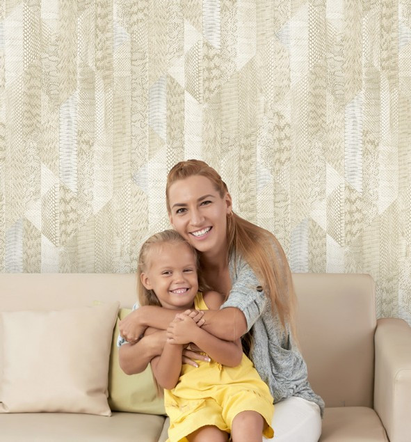 نمونه اجرا شده کاغذدیواری راکتور کد 8068