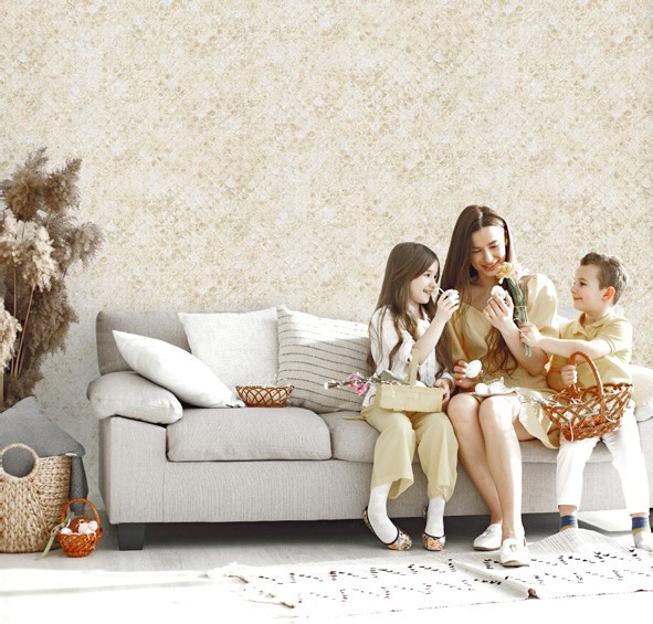 نمونه اجرا شده کاغذدیواری طرح پوست کد 8069