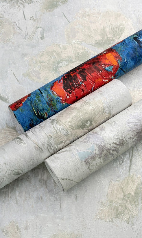 کاغذدیواری طرح پتینه گلدار راکتور