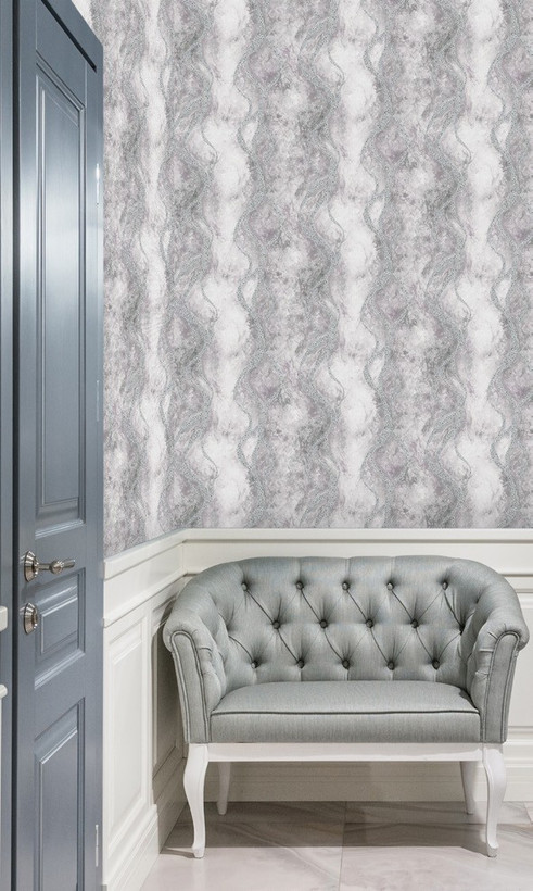 نمونه اجراشده کاغذدیواری طرح انتزاعی کد 8082