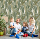 نمونه اجرا شده کاغذدیواری طرح برگ کد 8094