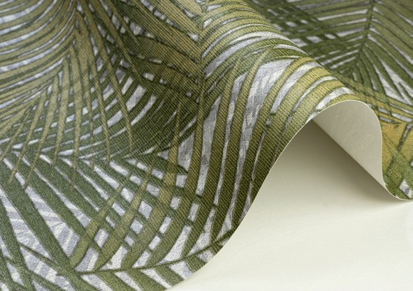 کاغذدیواری طرح برگ سبز کد 8096