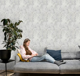 نمونه اجرا شده کاغذدیواری طرح داماسک کد 8109