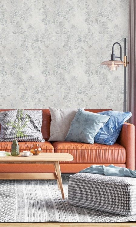 نمونه اجرا شده کاغذدیواری طرح داماسک کد 8109