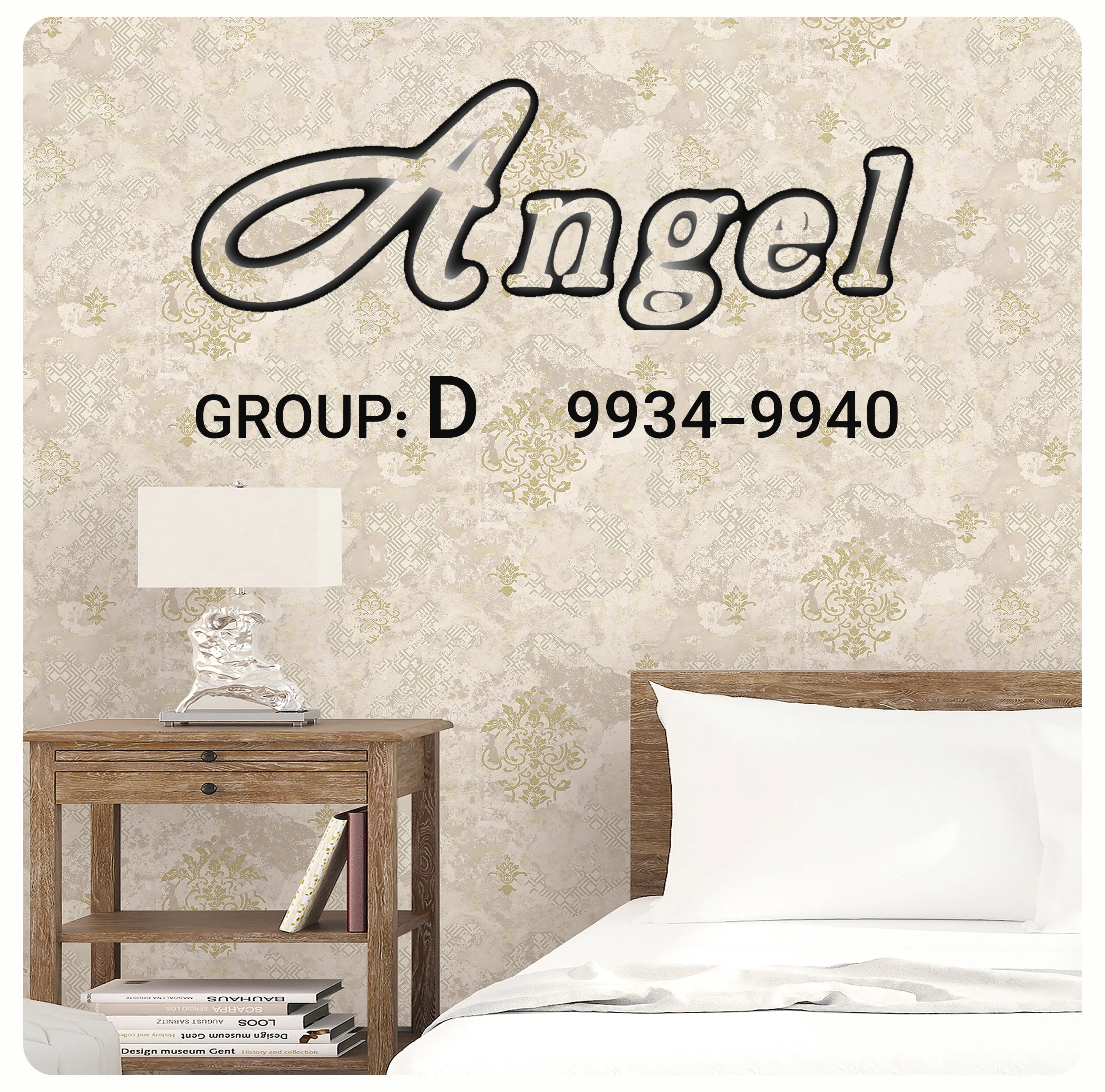 کاغذ دیواری تکین دکور آلبوم انجل - گروه D کد 9931 تا 9940